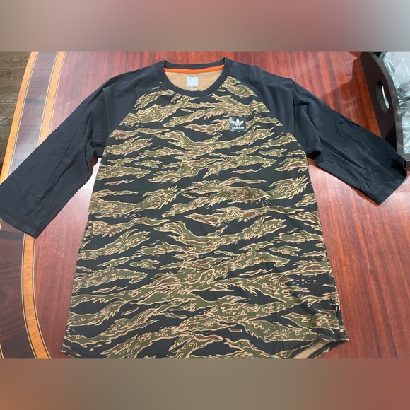 adidas Other - Adidas Black and Green Camo Long Sleeve Men’s